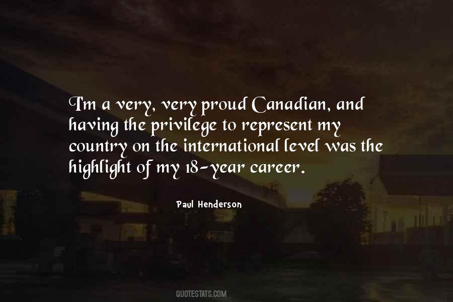 Paul Henderson Quotes #1195450
