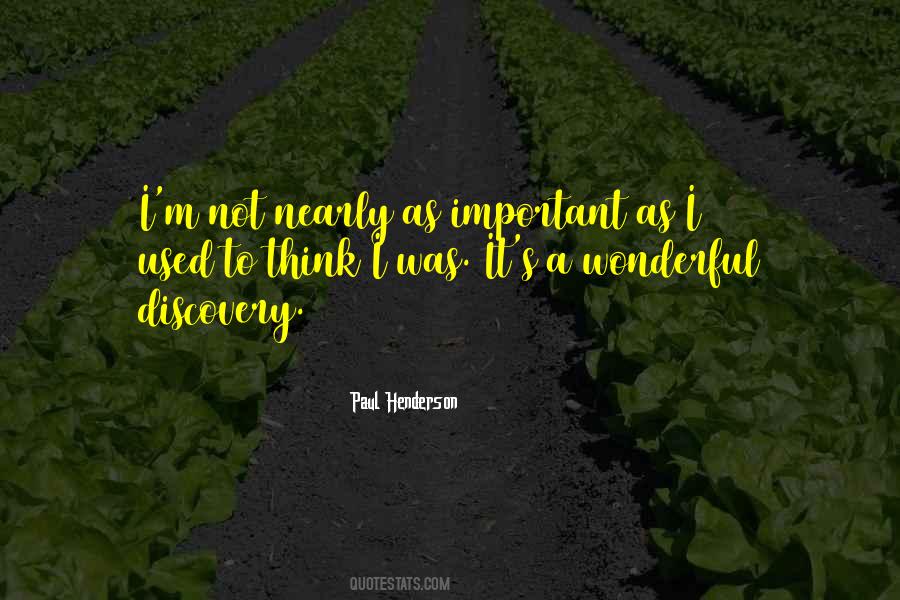 Paul Henderson Quotes #497143