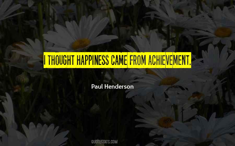 Paul Henderson Quotes #714657