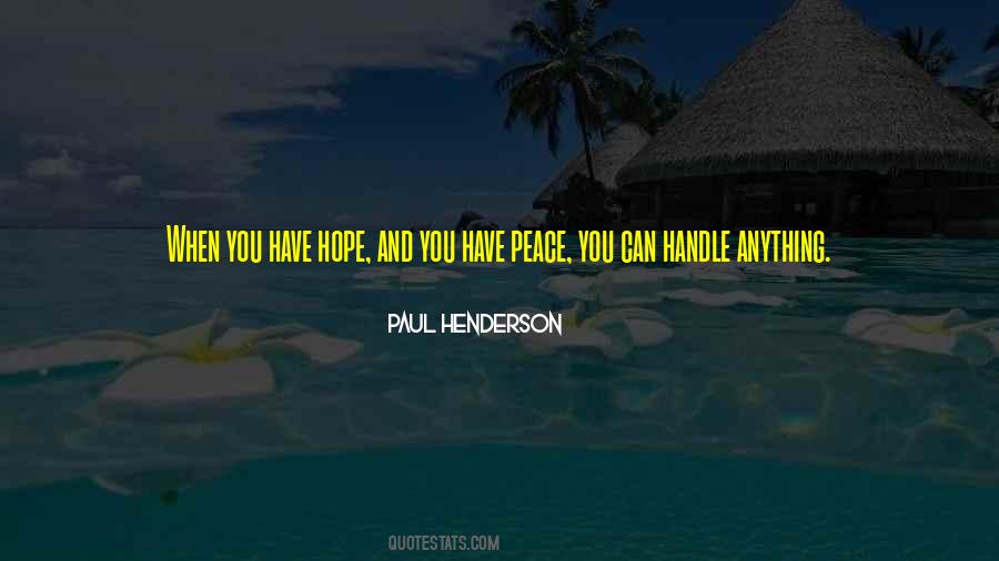 Paul Henderson Quotes #808613