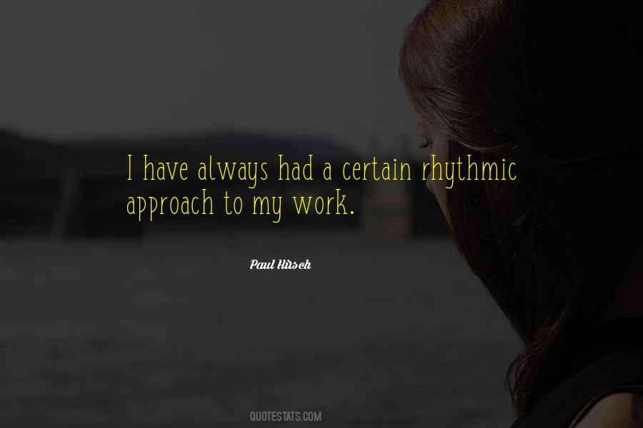 Paul Hirsch Quotes #651283