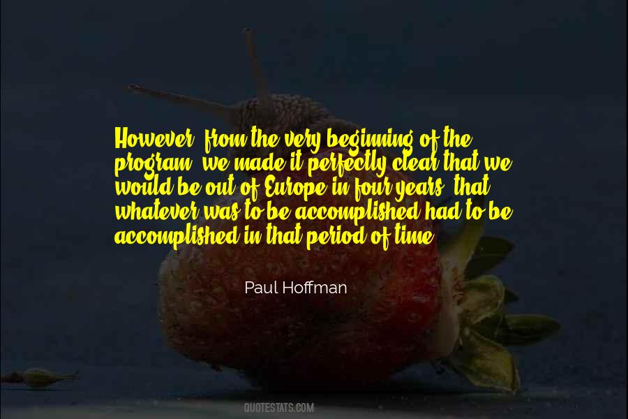 Paul Hoffman Quotes #1552668