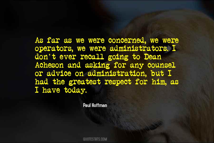 Paul Hoffman Quotes #1558738