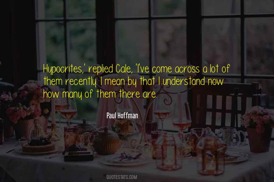 Paul Hoffman Quotes #243958