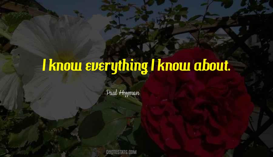 Paul Hoffman Quotes #830526