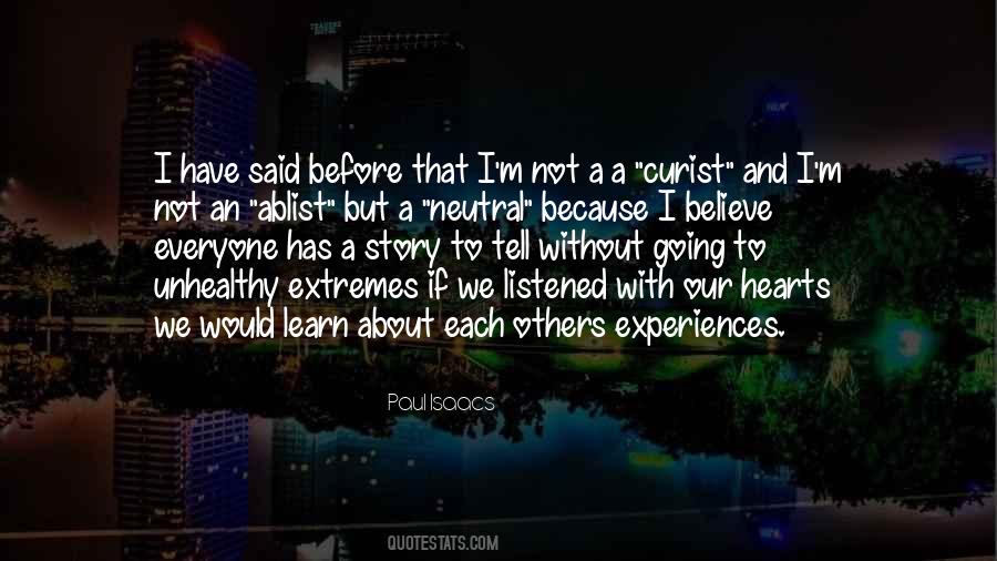 Paul Isaacs Quotes #327610