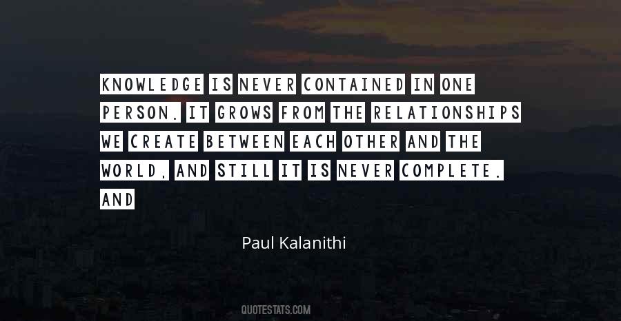 Paul Kalanithi Quotes #788637