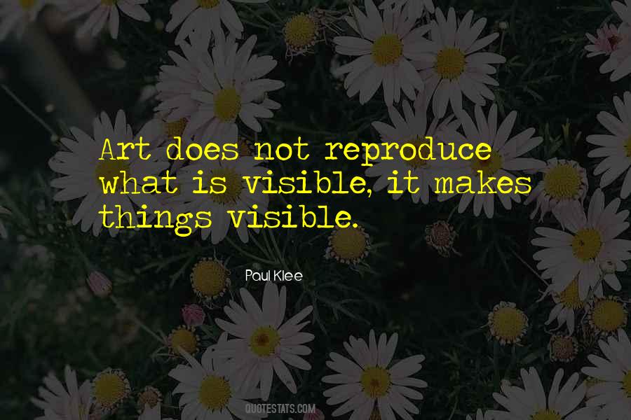 Paul Klee Quotes #1799348