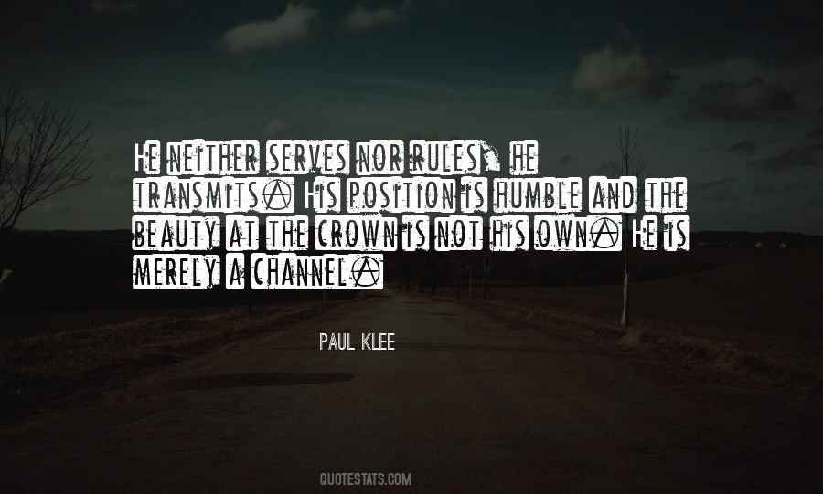 Paul Klee Quotes #302503