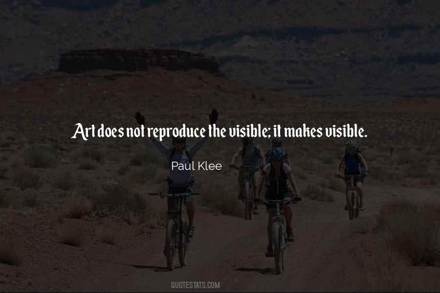 Paul Klee Quotes #888107