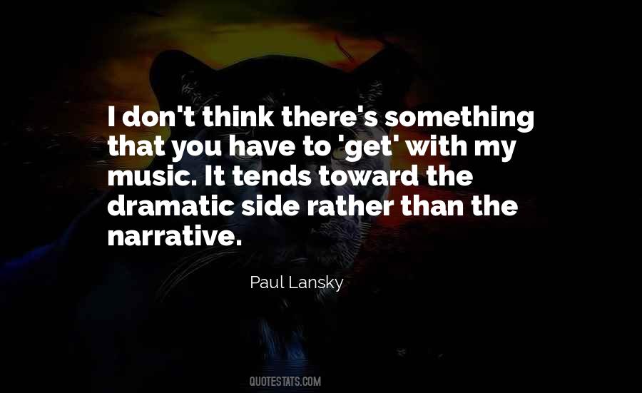 Paul Lansky Quotes #1225531
