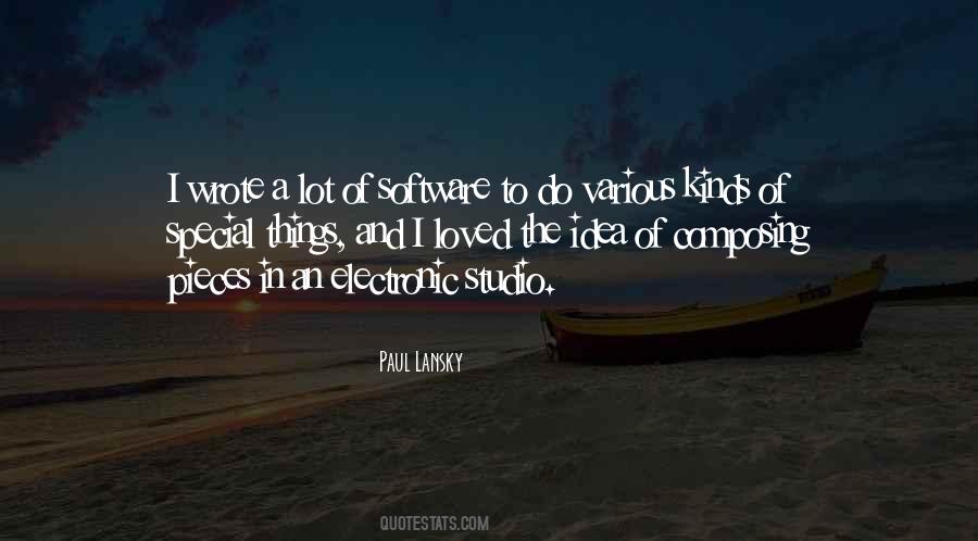 Paul Lansky Quotes #139171