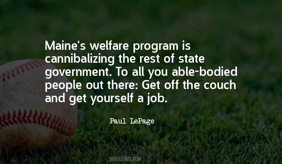 Paul LePage Quotes #1675447