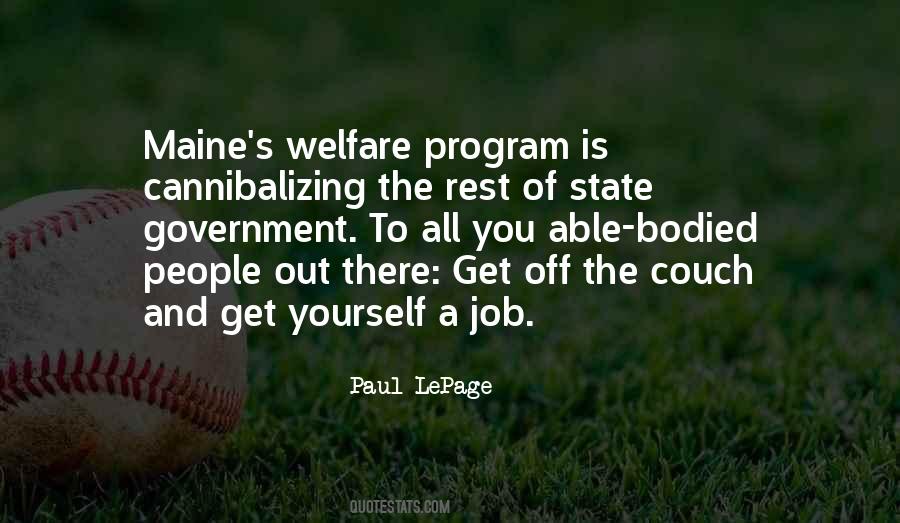 Paul LePage Quotes #1675447
