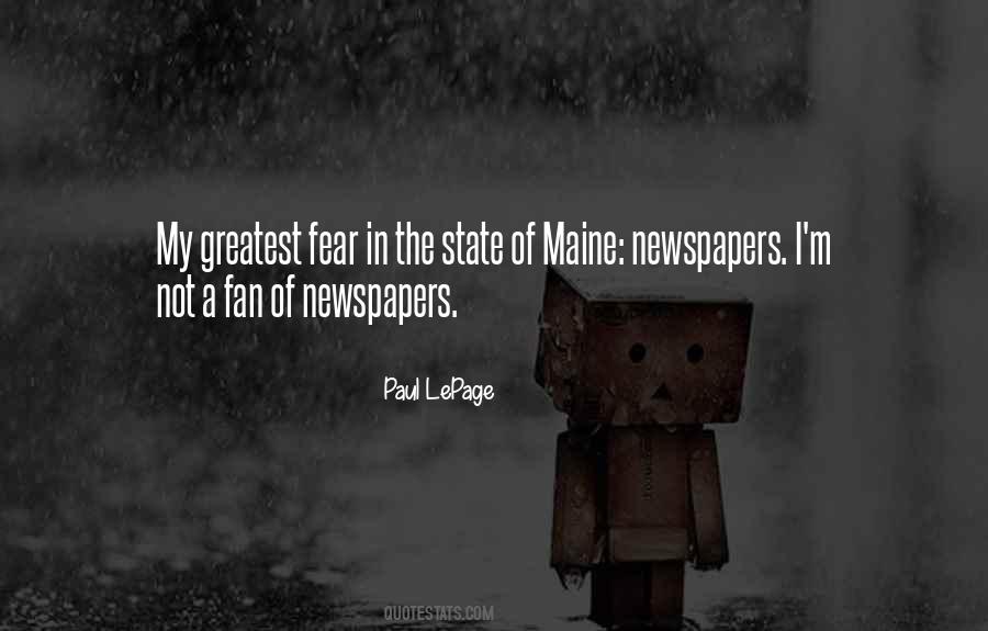 Paul LePage Quotes #277573