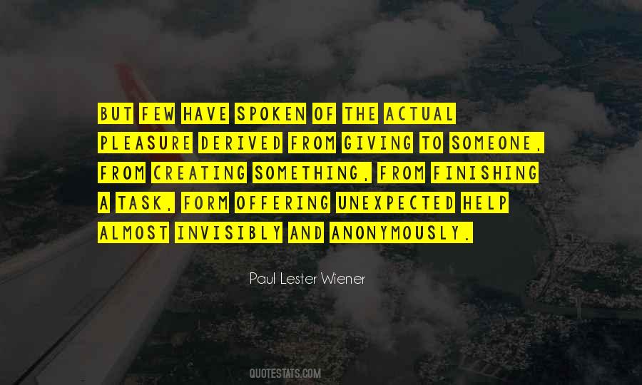 Paul Lester Wiener Quotes #1457180