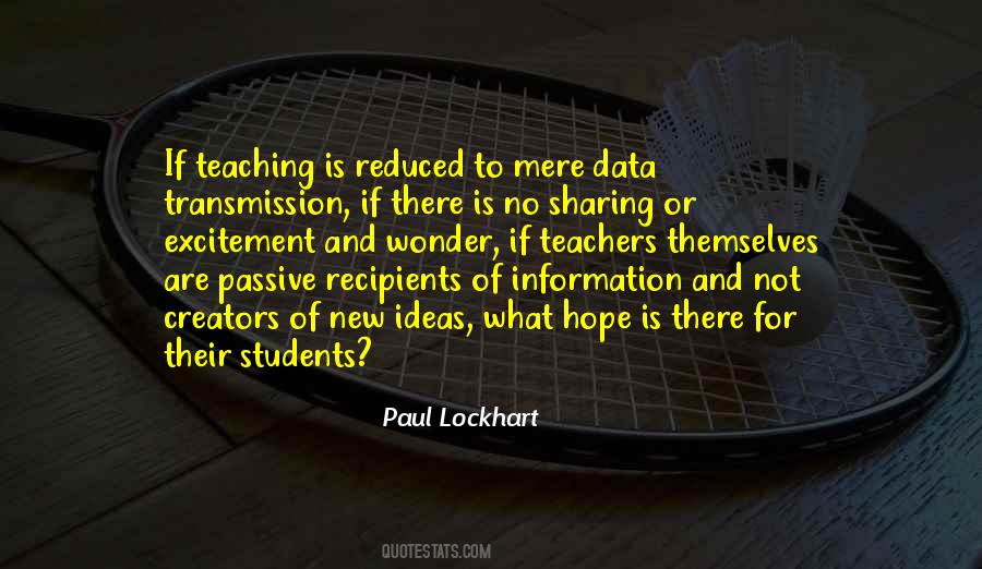 Paul Lockhart Quotes #1431796