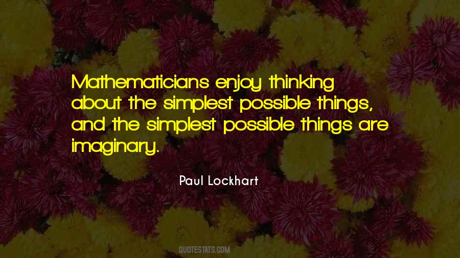 Paul Lockhart Quotes #1663484