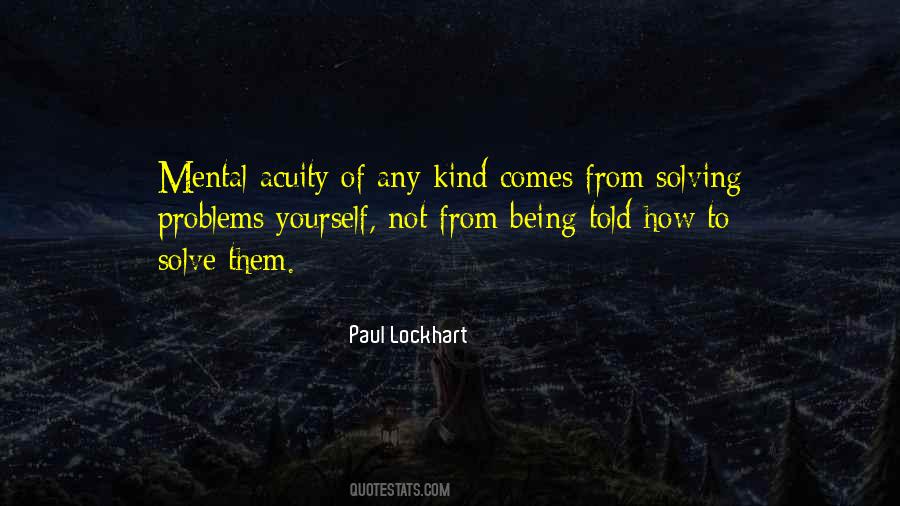 Paul Lockhart Quotes #240372
