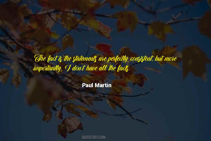 Paul Martin Quotes #1426785