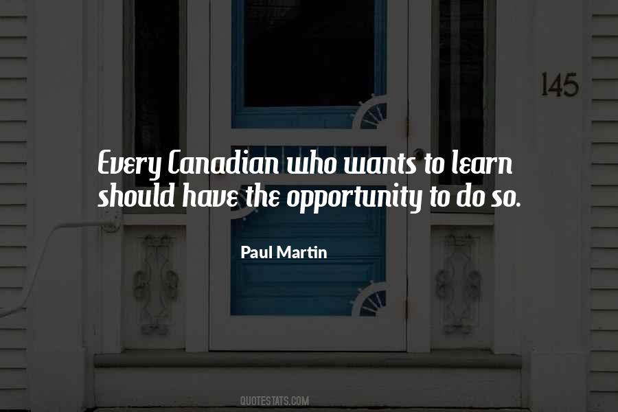 Paul Martin Quotes #950652