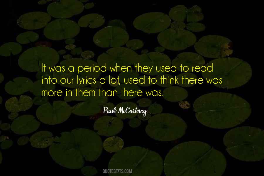 Paul McCartney Quotes #735279