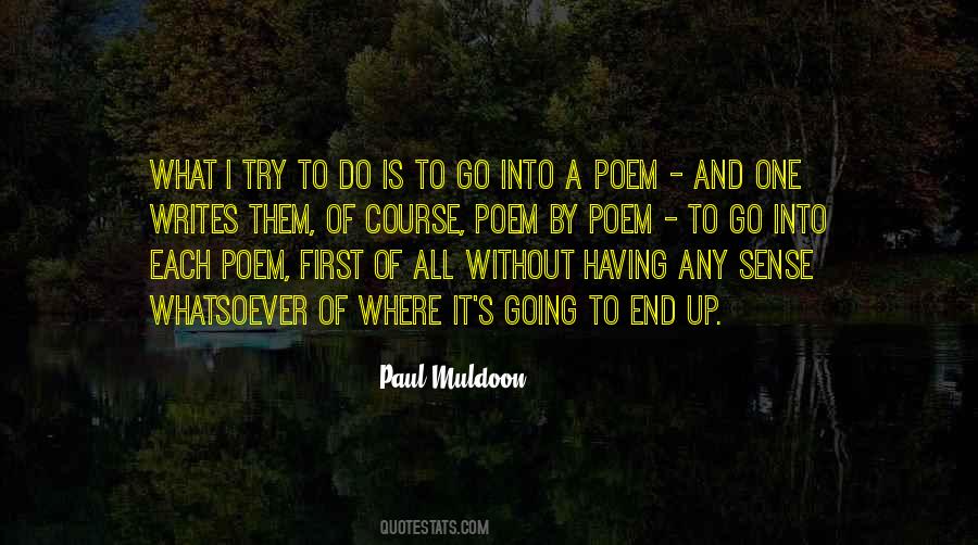 Paul Muldoon Quotes #124285