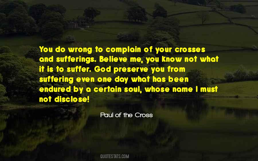 Paul Of The Cross Quotes #461918