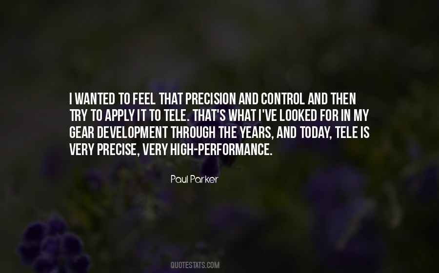 Paul Parker Quotes #976266