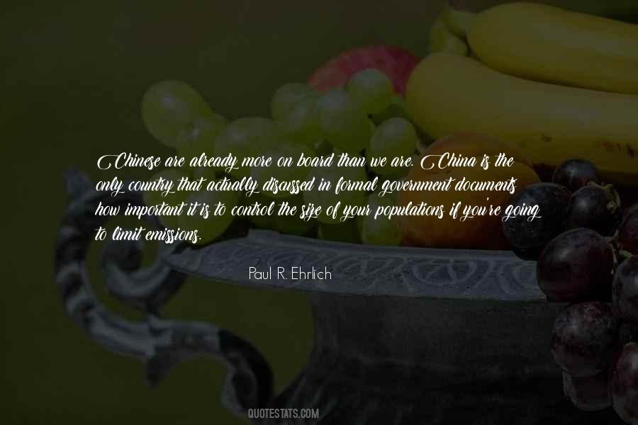 Paul R. Ehrlich Quotes #939214
