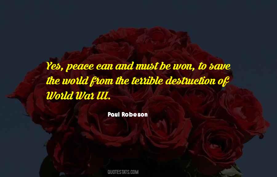 Paul Robeson Quotes #1050900