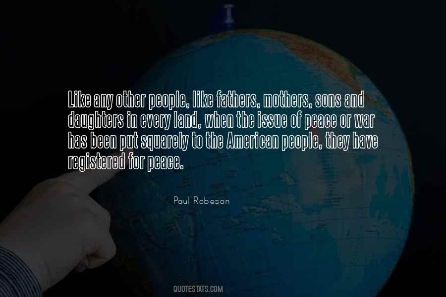 Paul Robeson Quotes #414255