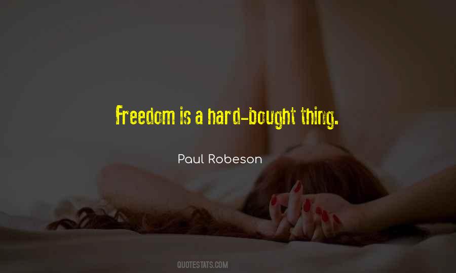 Paul Robeson Quotes #8270