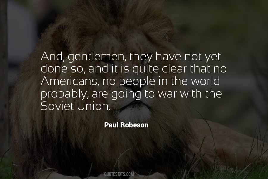 Paul Robeson Quotes #996257