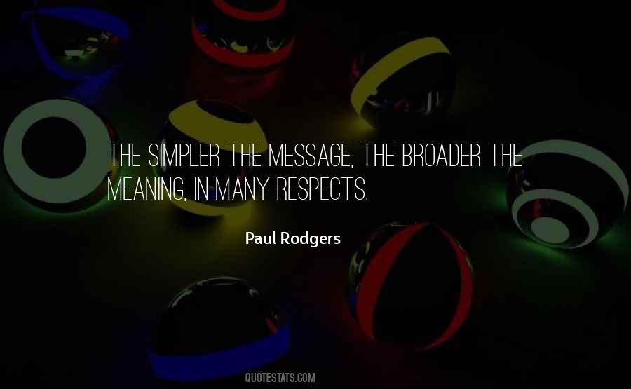 Paul Rodgers Quotes #675451