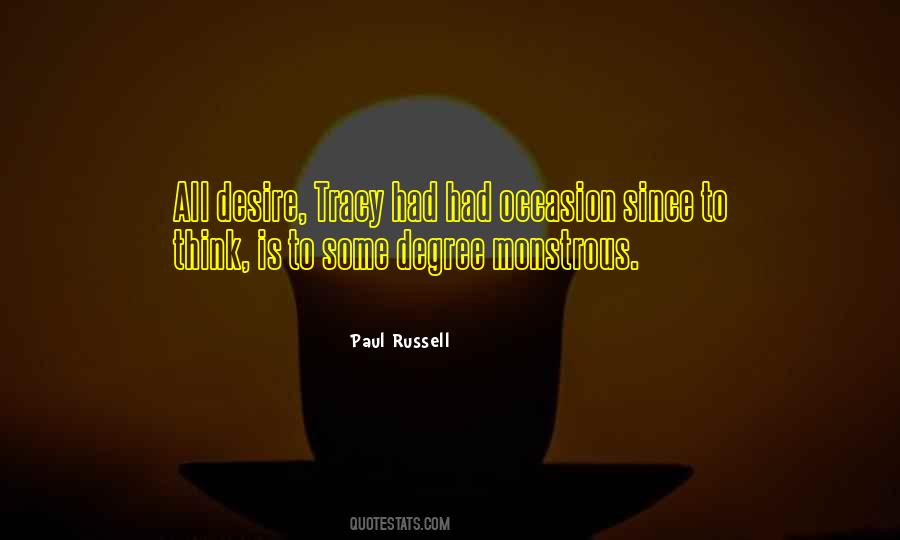 Paul Russell Quotes #1101635