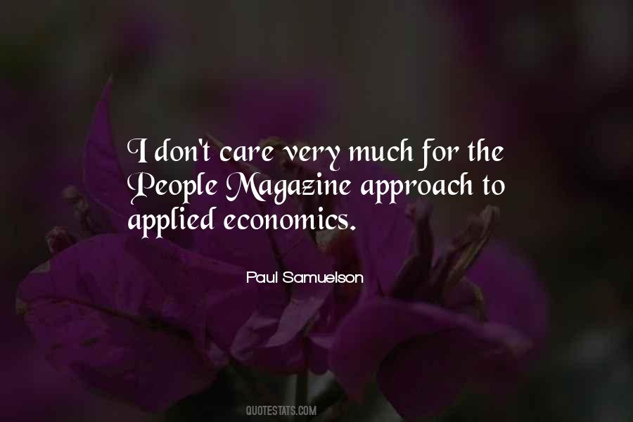 Paul Samuelson Quotes #1098775