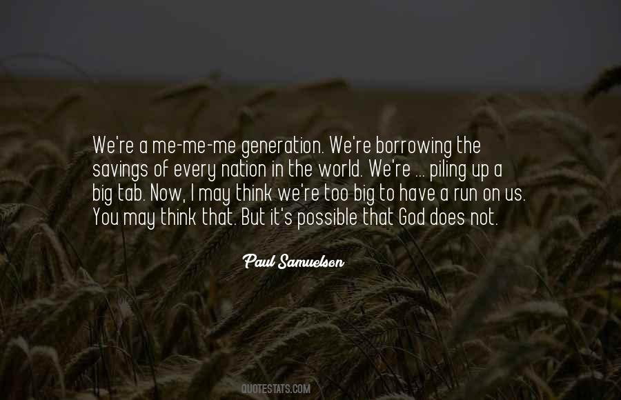 Paul Samuelson Quotes #1448873