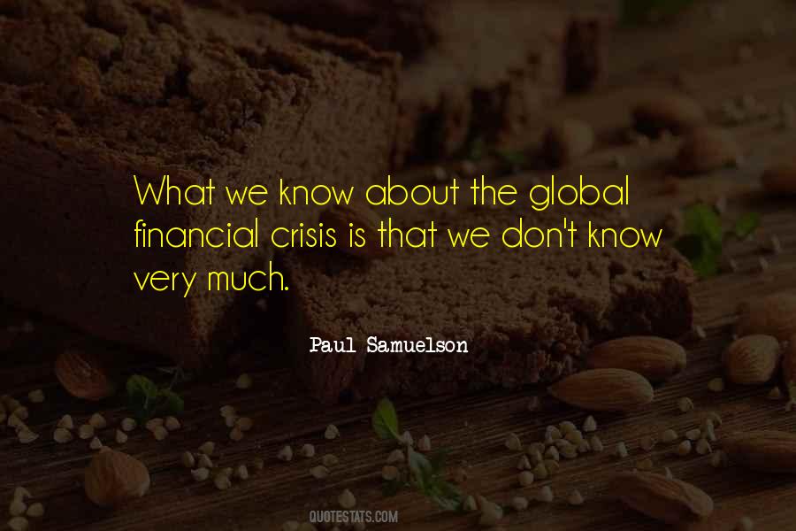 Paul Samuelson Quotes #66494