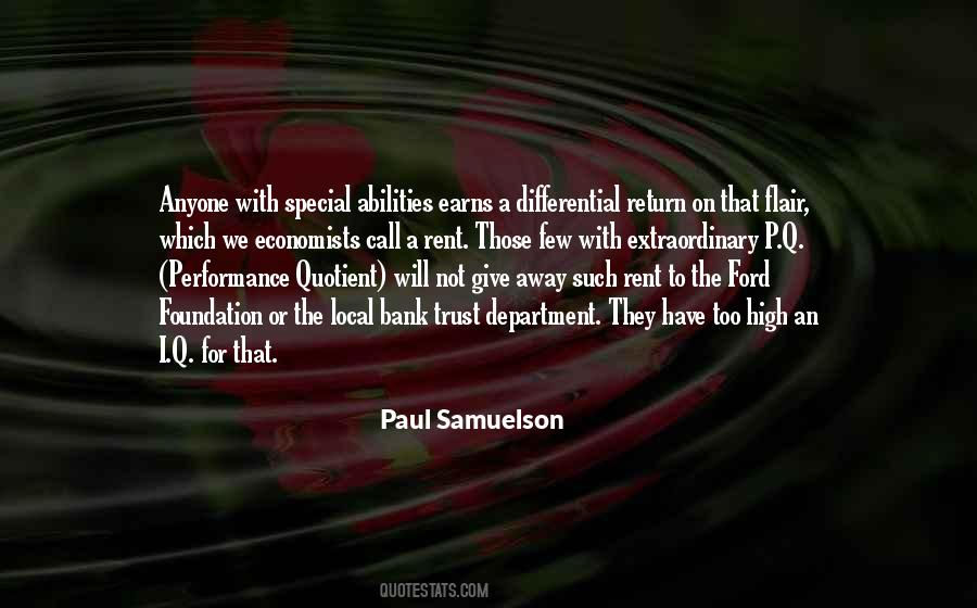 Paul Samuelson Quotes #734417