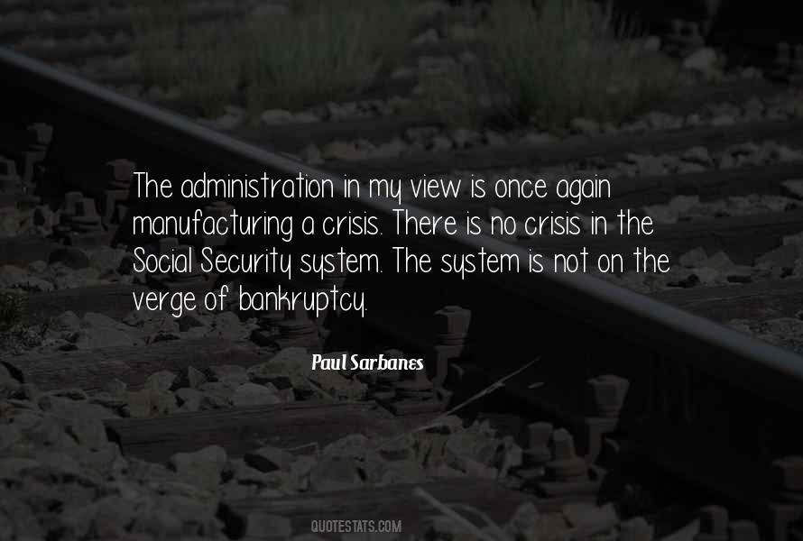 Paul Sarbanes Quotes #1103308