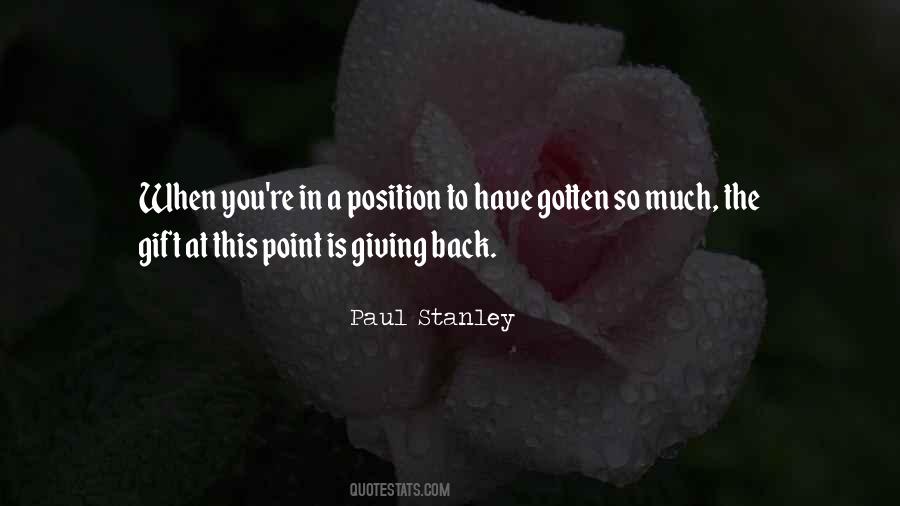 Paul Stanley Quotes #156657