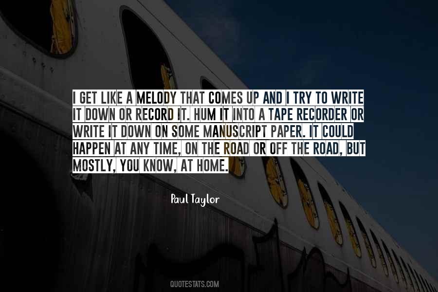 Paul Taylor Quotes #1522820
