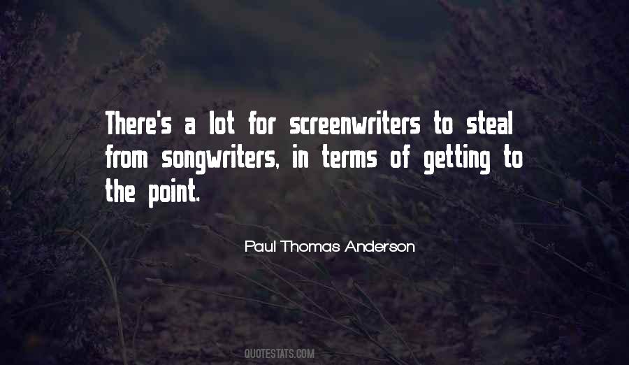 Paul Thomas Anderson Quotes #1117590