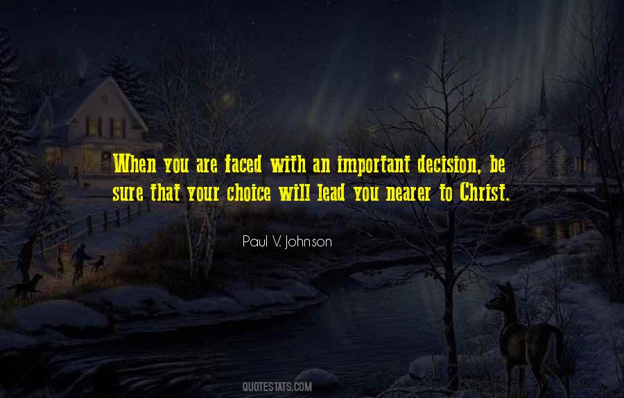 Paul V. Johnson Quotes #114756