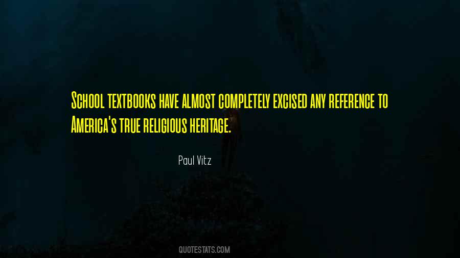 Paul Vitz Quotes #1493239