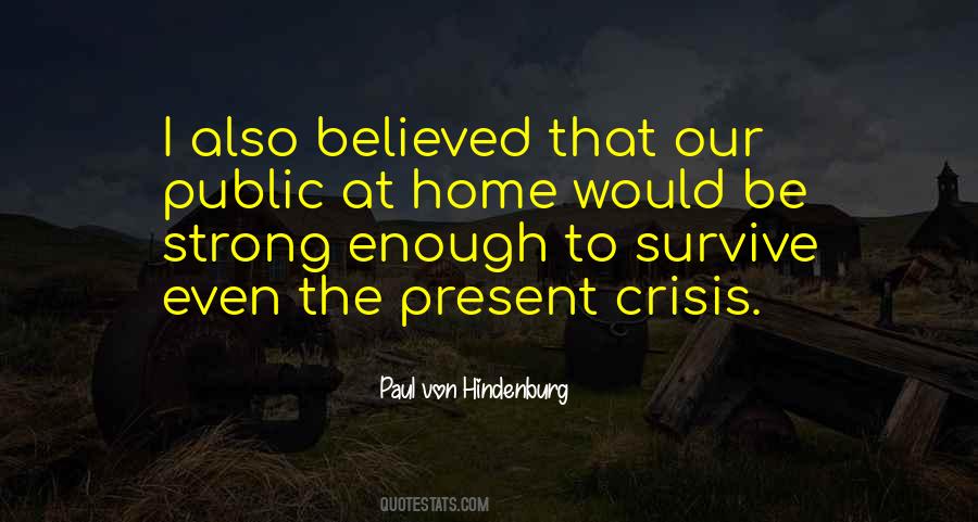 Paul Von Hindenburg Quotes #234580