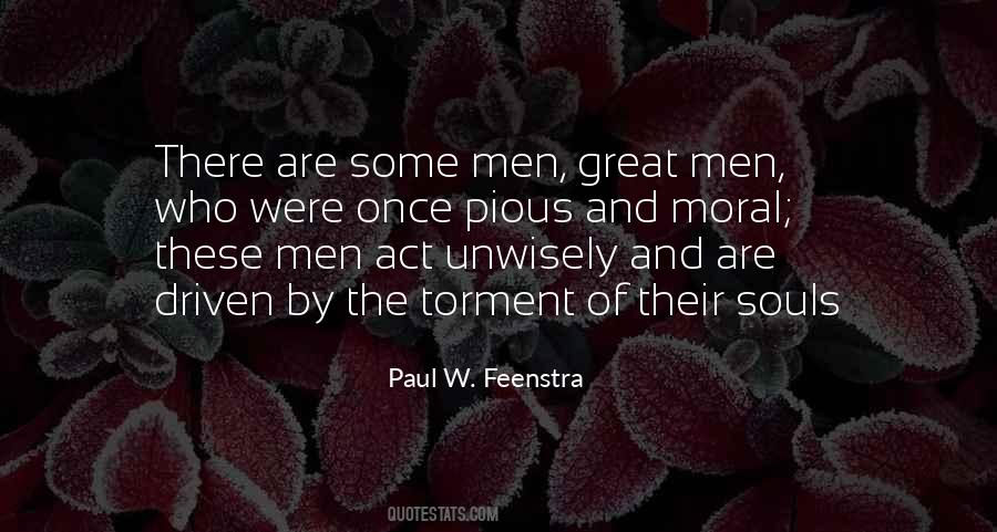 Paul W. Feenstra Quotes #152618