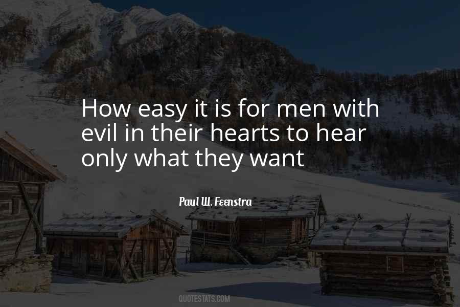 Paul W. Feenstra Quotes #340050