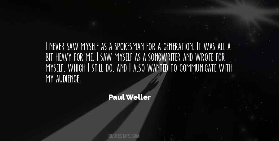 Paul Weller Quotes #1000636